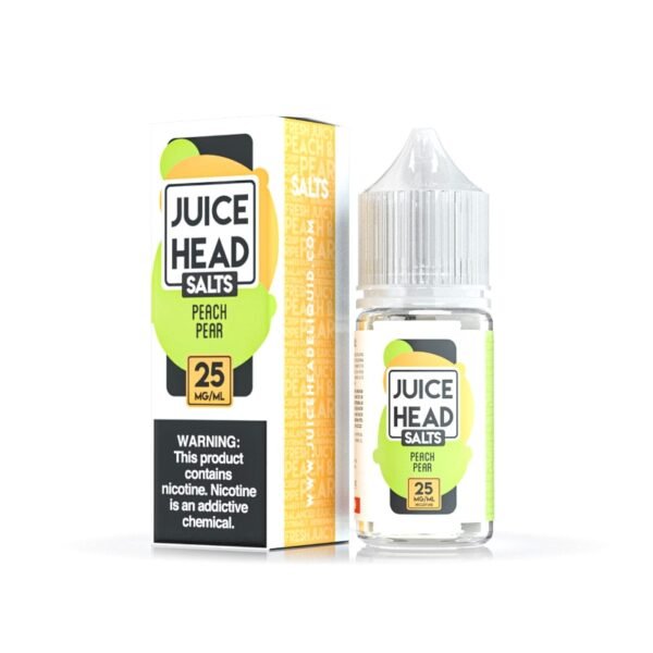 Juice Head Peach Pear Salts E-juice 30ml 50mg