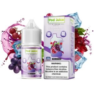 Pod Juice PJ5000 Series Cranberry Grape E-juice 30ml 35mg
