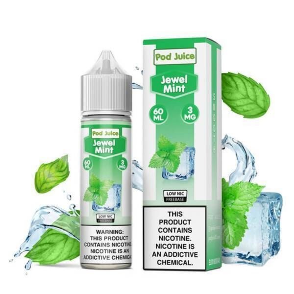 Pod Juice Jewel Mint E-juice 60ml 0mg