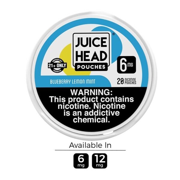 Blueberry Lemon Mint Juice Head Nicotine Pouches (20 pouches/box)