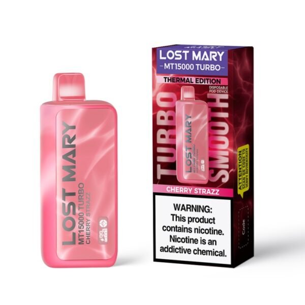 Cherry Strazz (Thermal Edition) Lost Mary MT15000 Turbo Disposable Vape 5%(50mg)