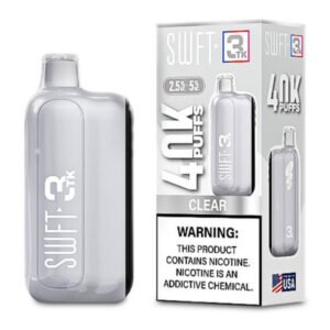 Swft Bar Clear SWFT 3TK 40K Disposable Vape 24mL