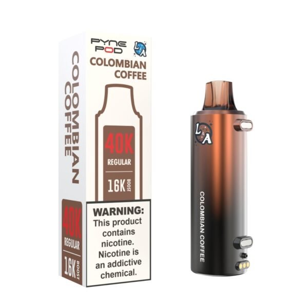 Colombian Coffee Pyne Pod Click 40K Disposable Pod 40000 Puffs 20ml 5%