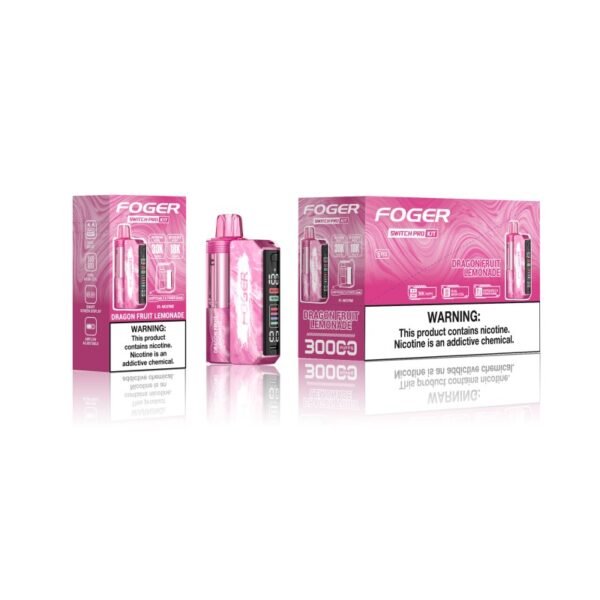 (10-PACK) Foger Switch Pro 30000 Disposable Vape 19ml 5% (50mg)