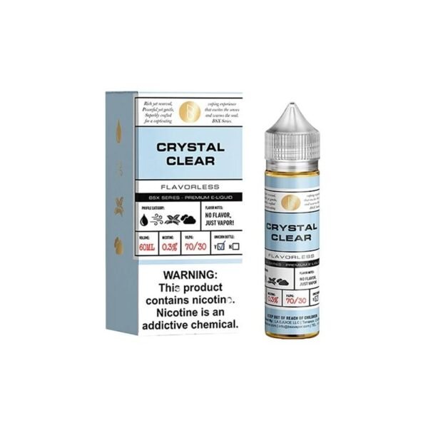 Glas Vapor Basix Crystal Clear E-juice 60ml 3mg