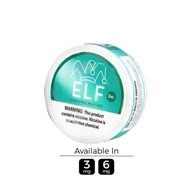 Elf Miami Mint Nicotine Pouches (20 Pouches/Can)