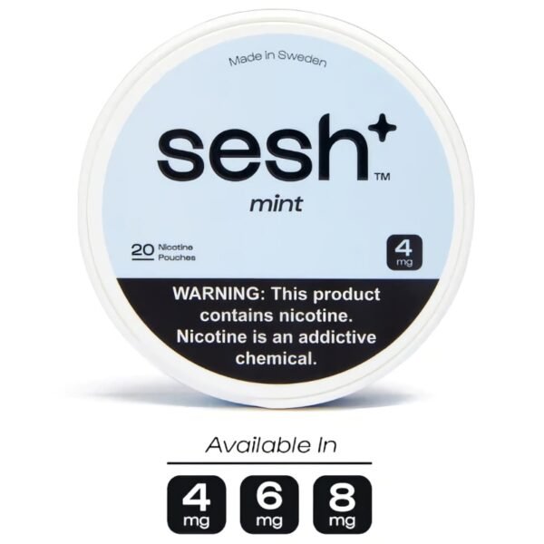 Others Sesh+ Mint Nicotine Pouches (20 Pouches/Can)