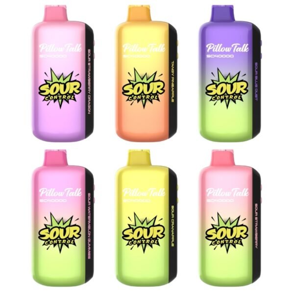 Pillow Talk Sour Control SC40000 Disposable Vape 20ml 5% 5% (50mg)