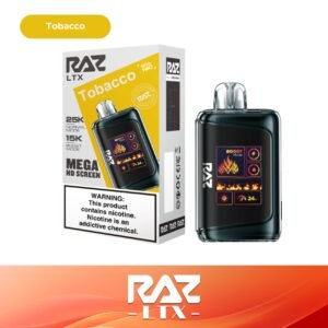 Tobacco RAZ LTX 25K Disposable Vape 25000 Puffs 16ml 5%(50mg)