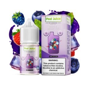 Pod Juice PJ5000 Series Triple Berry Ice E-juice 30ml 35mg