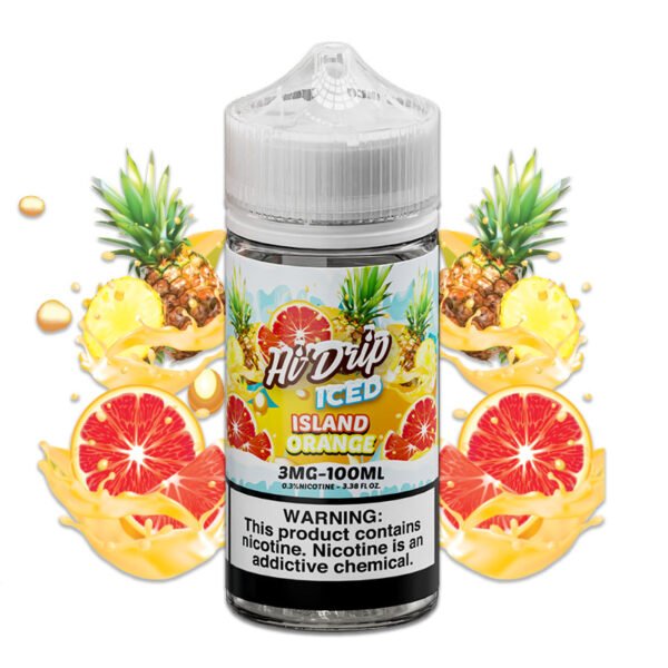 Hi Drip Island Orange ICED E-juice 100ml