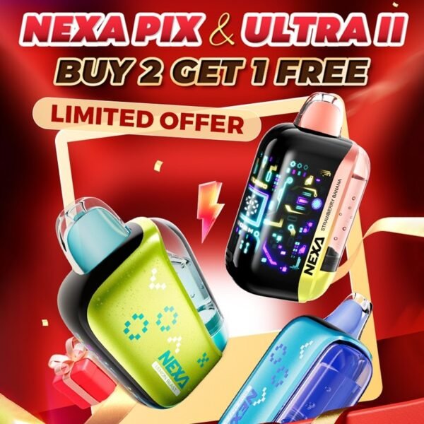 NEXA PIX 35K Disposable Vape 16ml 5% (35000 Puffs)