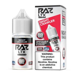 Pod Juice X RAZ LTX Night Crawler Nic Salt E-juice 30ml