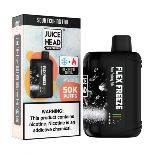 Sour Fcuking Fab Juice Head Flex Freeze 50K Disposable Vape