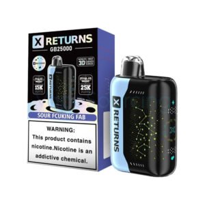 Sour Fcuking Fab X Returns GB25000 Disposable Vape