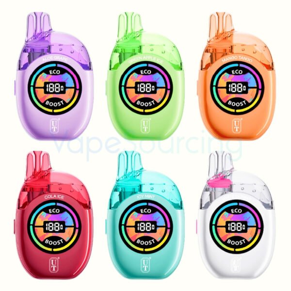 UT Bar Vapes Flum UT Bar Clear Tank 50K Disposable Vape 5% (50000 Puffs)