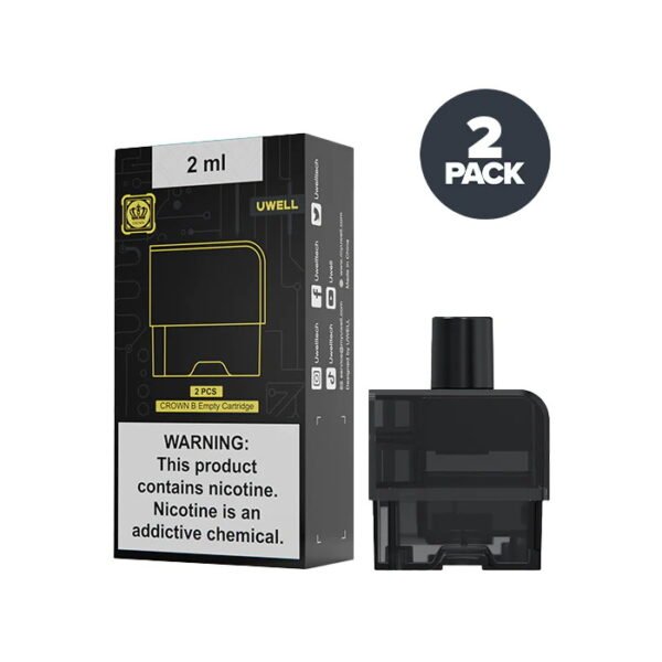 Uwell Crown B Empty Pod Cartridge 3.5ml (2pcs/pack)