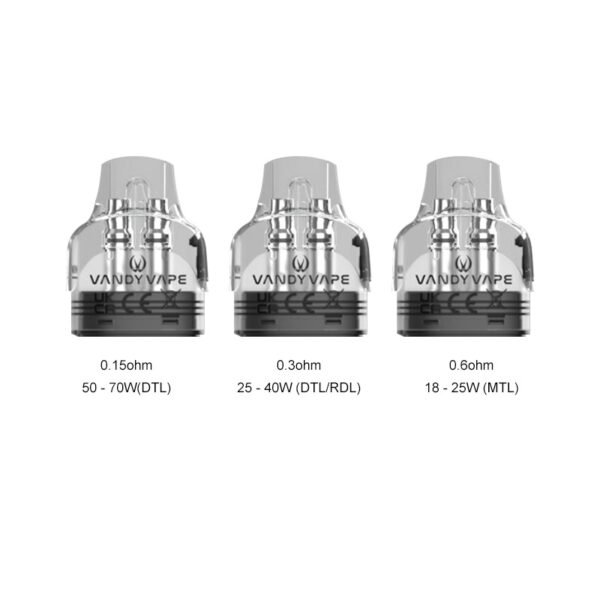 Vandy Vape Gemini Replacement Pod Cartridge (2pcs/pack)